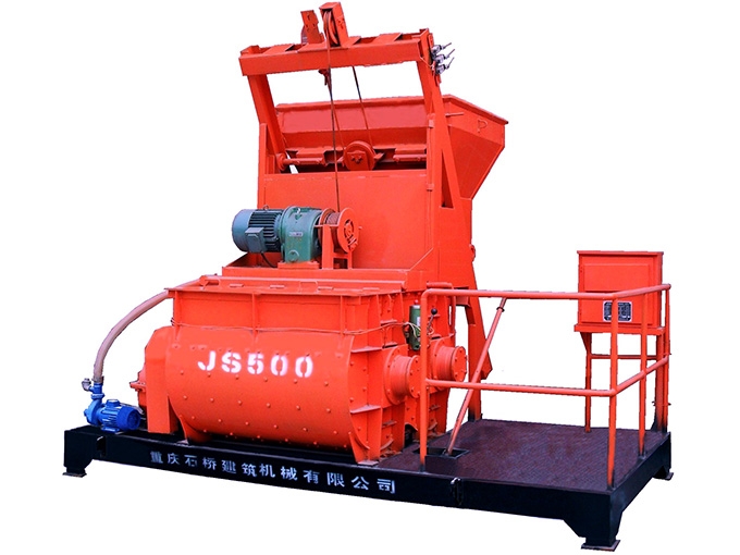 六安JS500型双卧轴强制式搅拌机