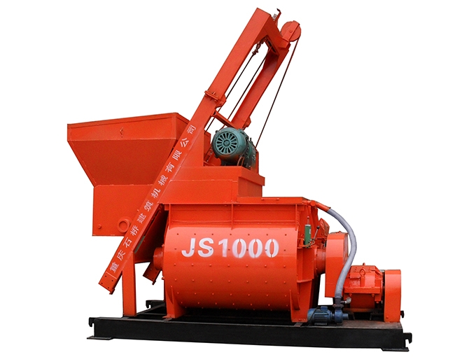 莱芜JS1000型双卧轴强制式搅拌机