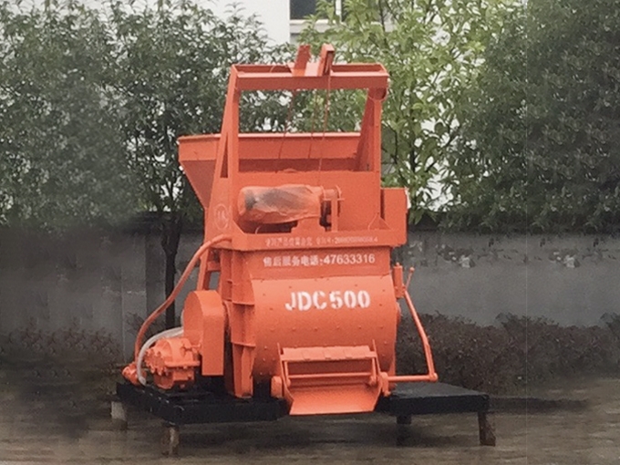 雅安JDC500单卧轴强制式搅拌机